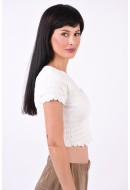 Tricou Dama Vero Moda Vmscarlett Crop Bright White